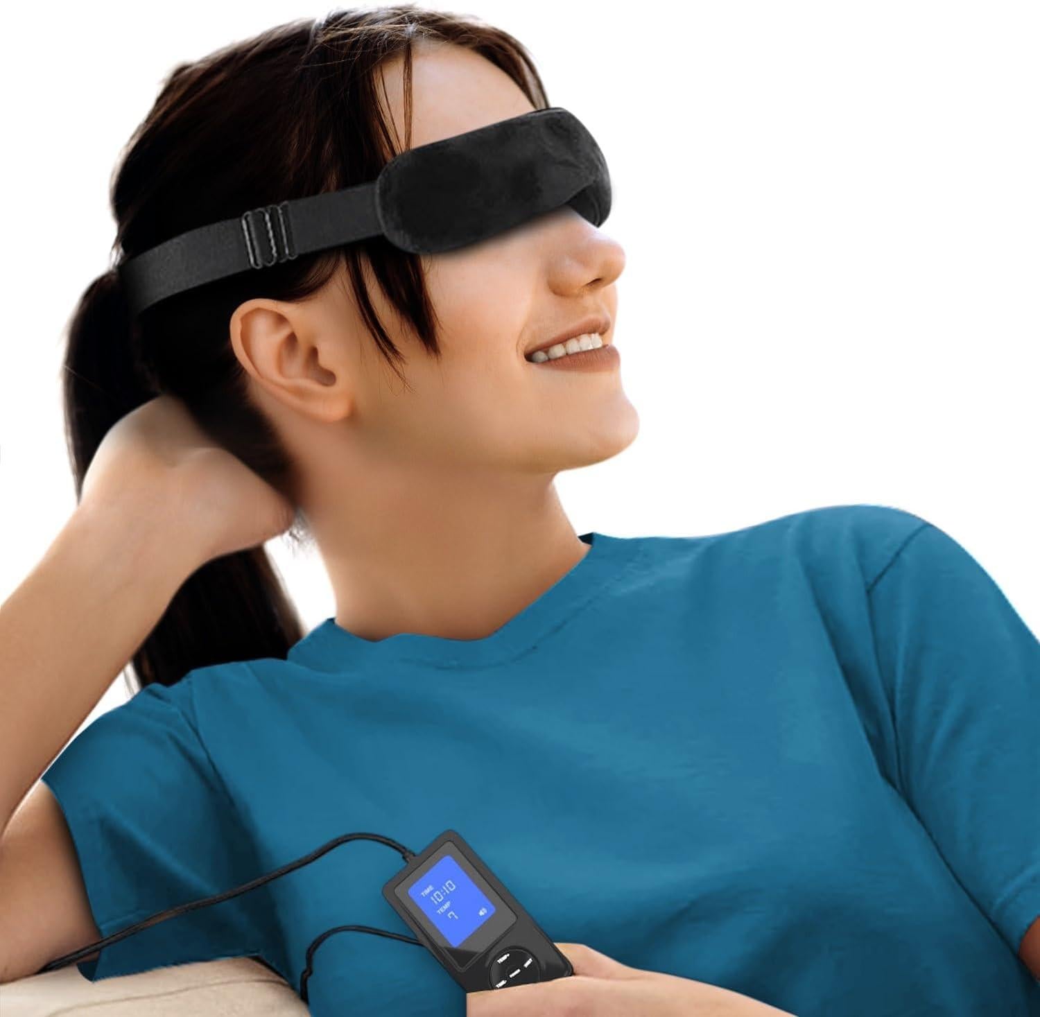 Dry Eye Relief Mask Electric Heated Warm Compress by Wizard Research